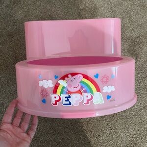 Kids Peppa Pig Pink Step Stool